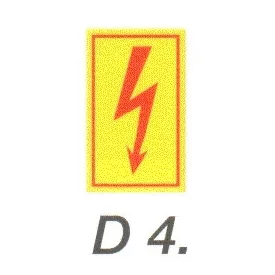 Villámjel D4/sz