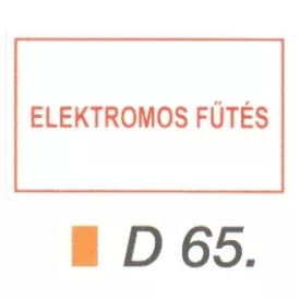 Elektromos fütés D65