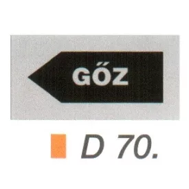 Csövezeték jelölése - göz D70