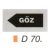 Csövezeték jelölése - göz D70