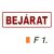 Bejárat F1