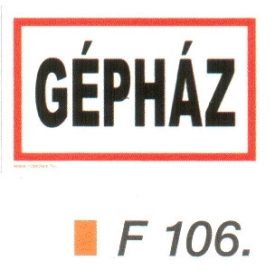 Gépház F106