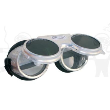Lux optical munkavédelmi hegesztőszemüveg víztiszta biztonsági lencsével REVALUX  60810-es