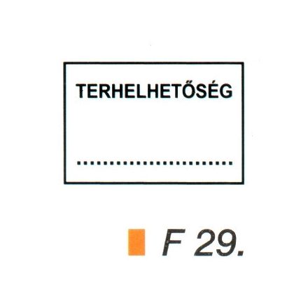 Terhelhetöség F29