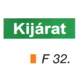 Kijárat F32