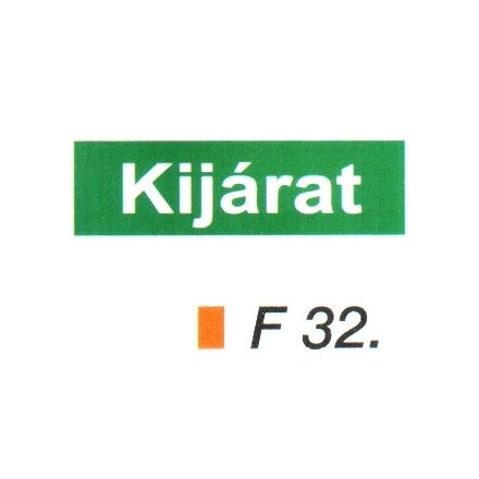 Kijárat F32