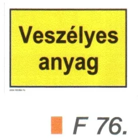 Veszélyes anyag F76