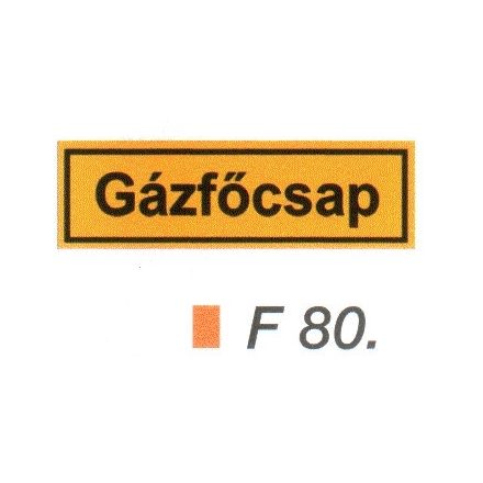 Gázföcsap F80