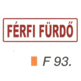 Férfi fürdö F93
