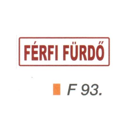 Férfi fürdö F93