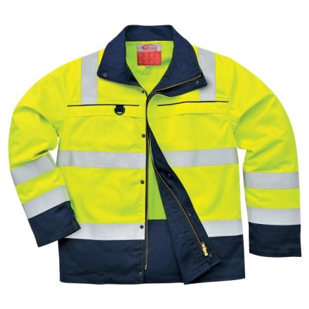 FR61YNRS, Portwest FR61 HiVis Multi-Norm jól láthatósági munkavédelmi kabát, Jólláthatóság