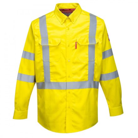 FR95YERXXL, Portwest Bizflame 88/12 FR Hi-Vis ing, Yellow, méret: XXL