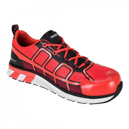 FT17RBK42, Portwest OlymFlex Barcelona SBP AE Trainer, RedBlack, méret: 42