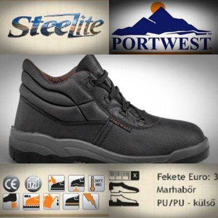 FW10 Steelite Portwest S1P munkavédelmi bakancs