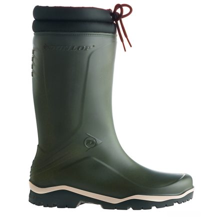 DUNLOP Blizzard szőrmés téli PVC munkavédelmi csizma, kötős, könnyű, extra minőség
