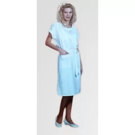   Női hosszú szárú, rövid ujjú köpeny HT137-es, fehér színű, elöl megköthető.