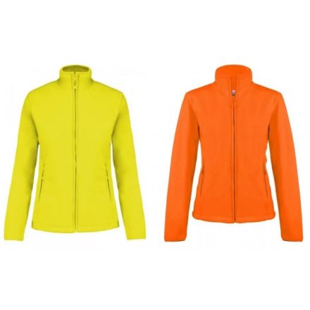 ka907fye-s, Fluorescent Yellow, Kariban MAUREEN - LADIES' FULL ZIP MICROFLEECE JACKET