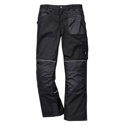 KS14BKR40, Portwest KS14 Tungsten munkavédelmi nadrág, normál fazon, fekete színben