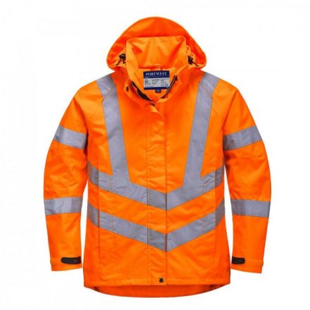 LW70ORRXL, Női jólláthatósági lélegző kabát-LW70, Narancssárga, XL