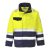 MV25YNRXL, MV25-s Portwest, Hi Vis MODAFLAME munkakabát Sárga/Navy színben, méret: XL