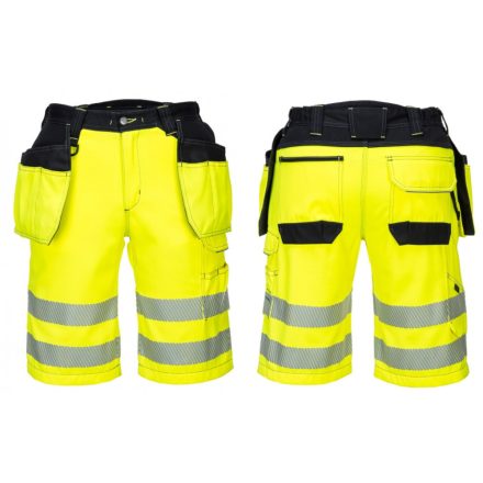 PW343YBR30, Portwest PW3 jól láthatóság PW3 Hi-Vis Holster rövidnadrág, Cikkszám: PW343