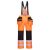 PW351 Portwest tartós 300D Oxford poliészter Hi-Vis téli nadrág Narancs/Fekete M