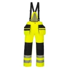 PW351 Portwest tartós 300D Oxford poliészter Hi-Vis téli nadrág Narancs/Fekete és Sárga/Fekete
