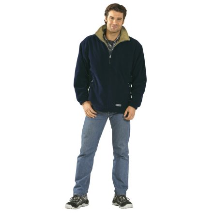 RS_03480-52, Polár pulóver barna/kék L (RS_03480/52)