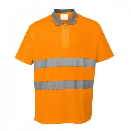 S171ORR4XL, Cotton Comfort pólóing,normál fazon,narancssárga színben