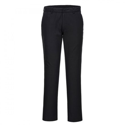 S232BKR40, S232 - Stretch Slim Chino nadrág, Fekete, 40