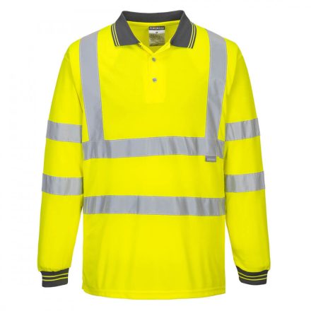 S277YER4XL, S277 HI-VIS HOSSZÚ UJJÚ PÓLÓING , Jólláthatósági