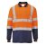S279ONRXXXL, S279-s Portwest, Kéttónusú hosszú ujjú póló, Narancs/navy, XXXL