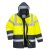 S466YER4XL, S466 KONTRASZT TRAFFIC KABÁT, normál fazon, sárga színben