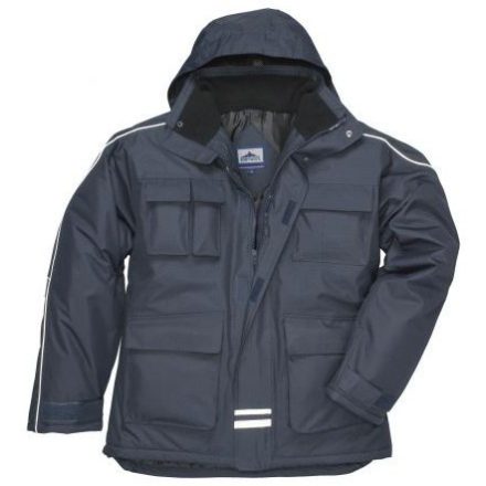 S563NARL, S563 Ripstop sokzsebes kabát, normál fazon, tengerészkék színben