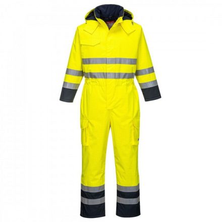 S775YNRM, S775-s Portwest, Bizflame Rain Hi-Vis antisztatikus FR overál, Jólláthatósági