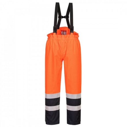 S782ONRXL, S782 Hi-Vis Multi-Protection nadrág, normál fazon, narancs/tengerész színben