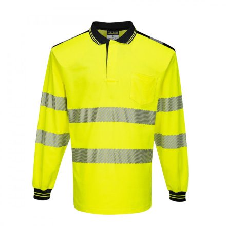 T184YBRXL, PW3 Hi-Vis hosszú ujjú pólóing- T184