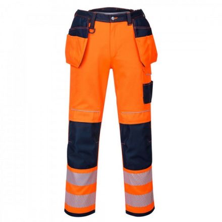 T501ONS32, T501 - Vision Hi-Vis nadrág, Narancs/navy, 32