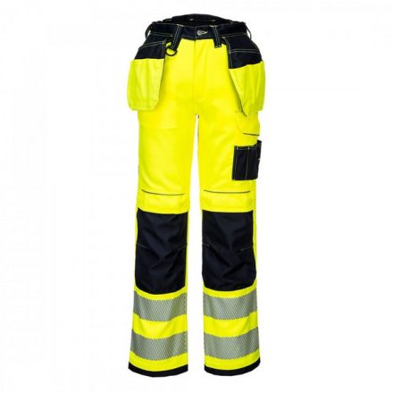 T501YBR44, T501 - Vision Hi-Vis nadrág, Sárga/fekete, 44