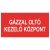 Gázzal oltó kezelő központ tábla utánvilágító TB-02147