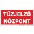 Tűzjelző központ tábla, utánvilágító TB-02149
