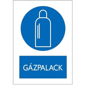 Gázpalack tábla, utánvilágító TB-02591