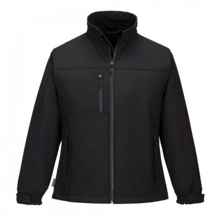 TK41BKRXXL, TK41 Charlotte Softshell dzseki, Fekete, XXL