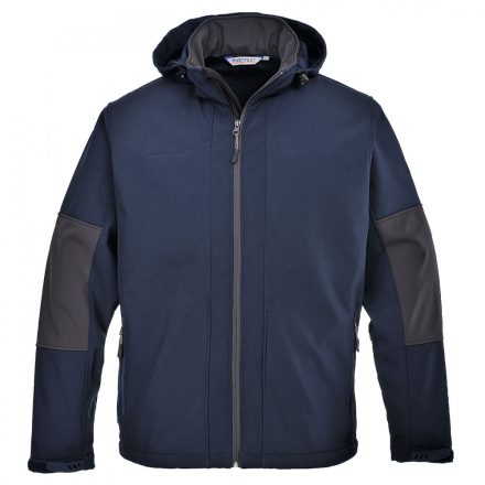 TK53NARXXL, TK53 Softshell dzseki kapucnival, Navy kék, XXL