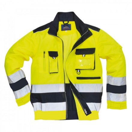 TX50YNRXXL, TX50 Texo Hi-Vis kabát, Jólláthatósági, Sárga/kék, XXL