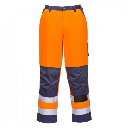 TX51ONRXXL, TX51 Texo Hi-Vis derekasnadrág, csipőnadrág, munkanadrág, Jólláthatósági, Narancs/navy, XXL