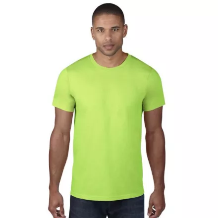 ANVIL (AN980) nyári rövid ujjú férfi póló,/fésült pamut környakas, Neon zöld/Neon Green színben,  méret: XXL, méret: XXL, szín: Neon zöld/Neon Green