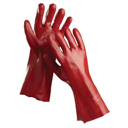 c0107001399100, REDSTART PVC-be mártott kesztyű 45cm, piros