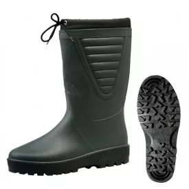   Polar Melegen bélelt magas szárú PVC zöld munkavédelmi csizma