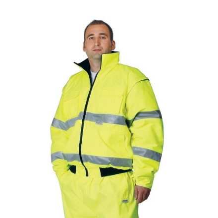 c0301007170004, CLOVELLY 2in1 HiVis pilóta dzseki sárga